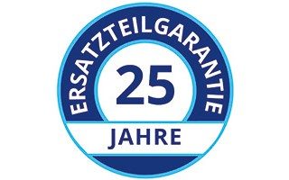 Icon 25 Jahre Ersatzteilgarantie